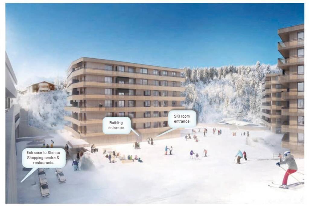 Beautiful Sunny New 1 Bed Apt Flims Exterior photo