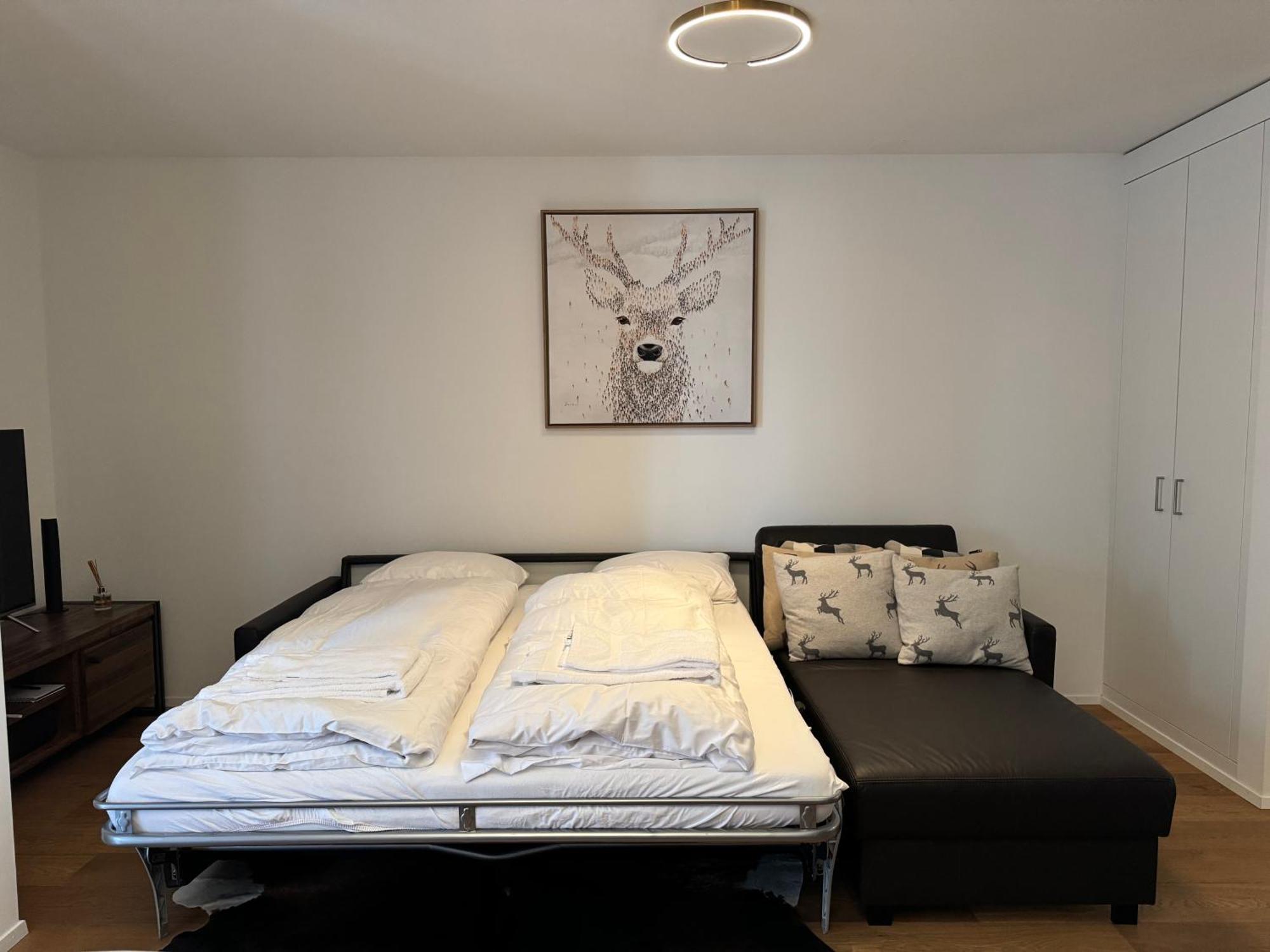 Beautiful Sunny New 1 Bed Apt Flims Exterior photo